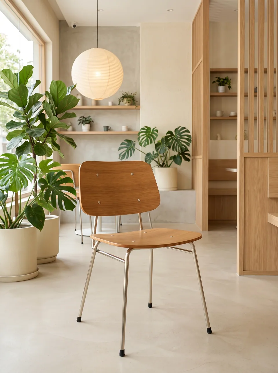 Hatch Oak-Ply Café Chair