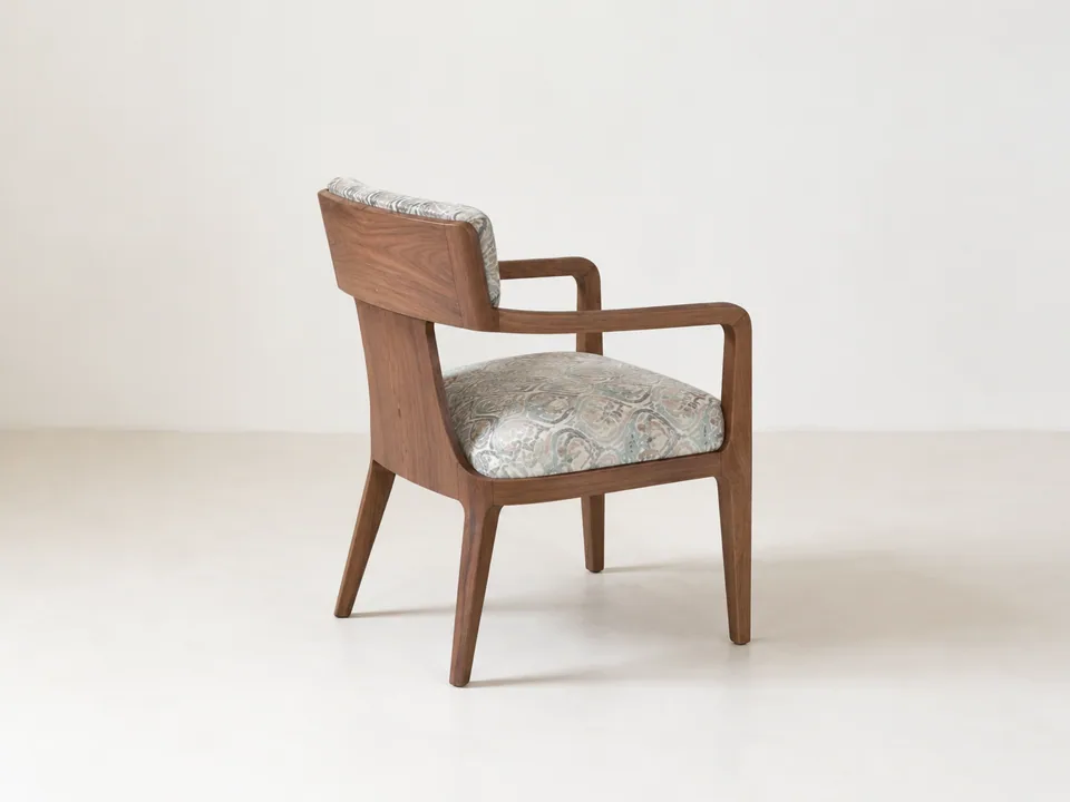Linden Fan-Print Armchair