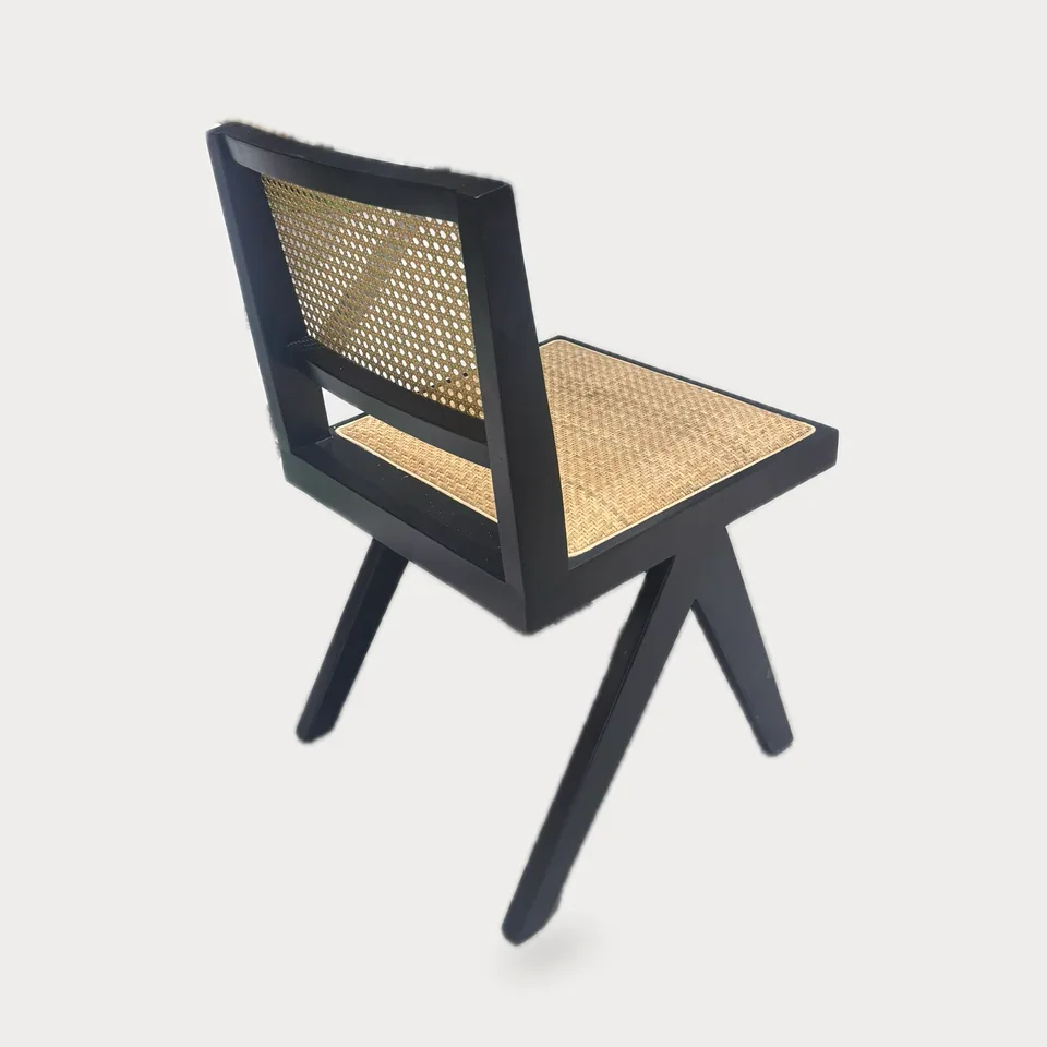 Ridley Compass-Leg Cane Chair view 2