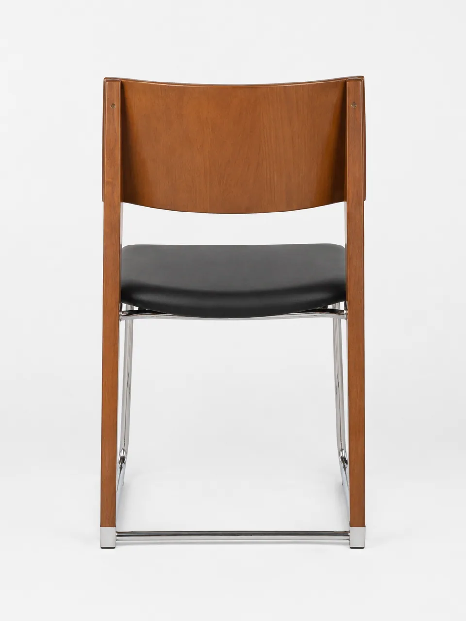 Trestle Walnut Sled Chair