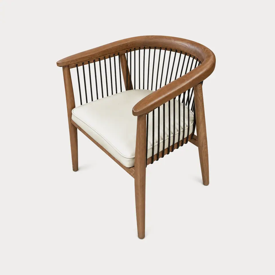 Whitlock Cord-Spindle Armchair